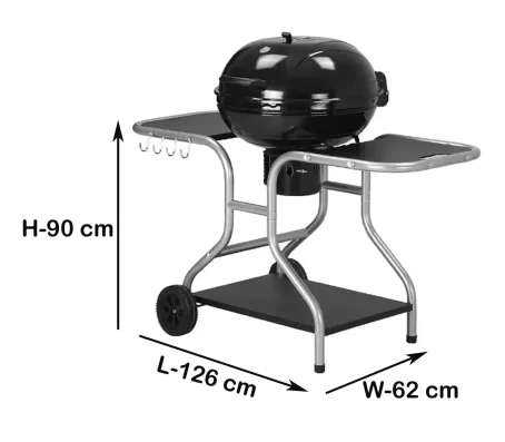 Moran Grills 22" Kettle BBQ - UWI100-01 - Image 5